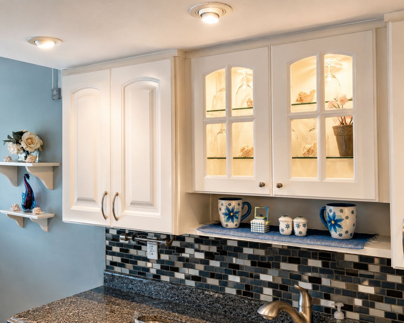 Unit 204 kitchen above sink