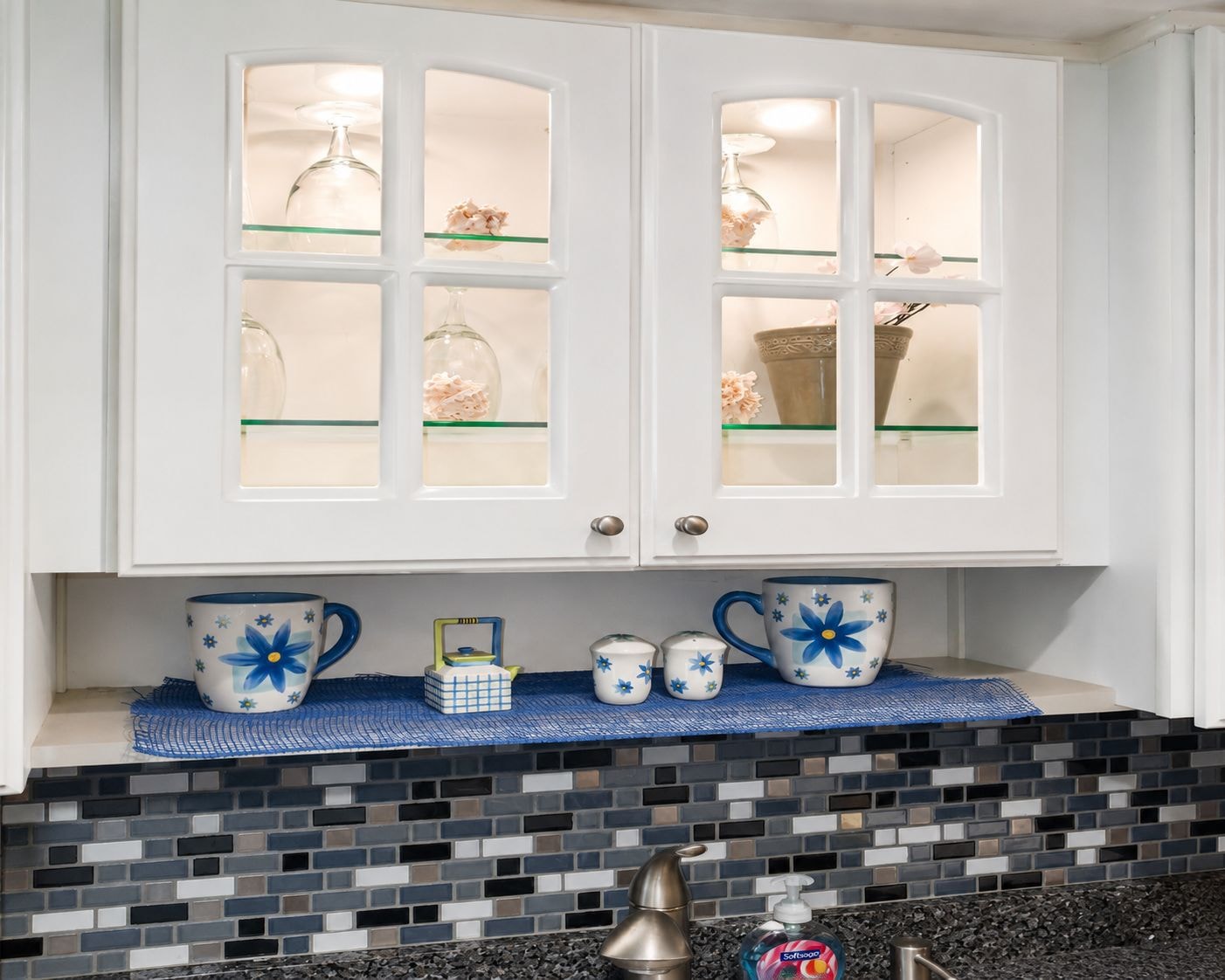 Unit 204 kitchen above sink view