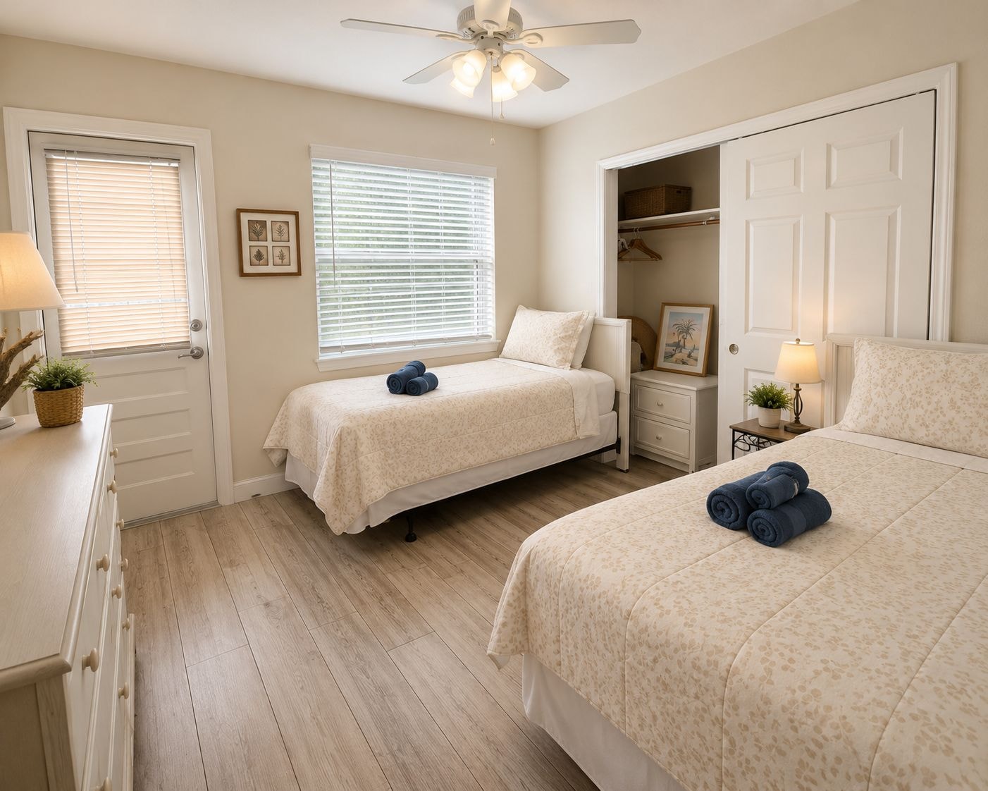 Unit 304 twin bedroom
